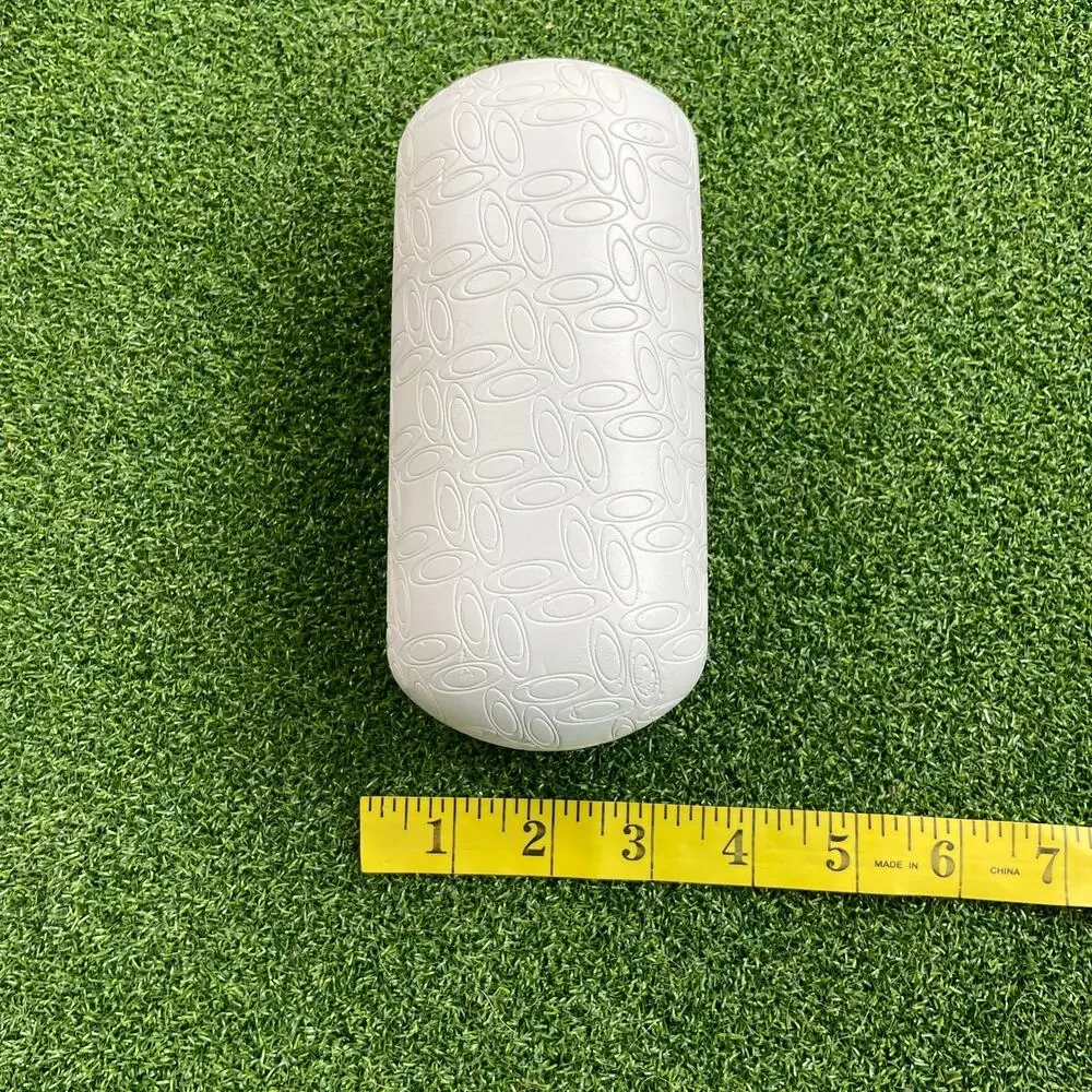 Oakley White Embossed Logo Hard Shell Clamshell Sunglasses Case ONLY Large